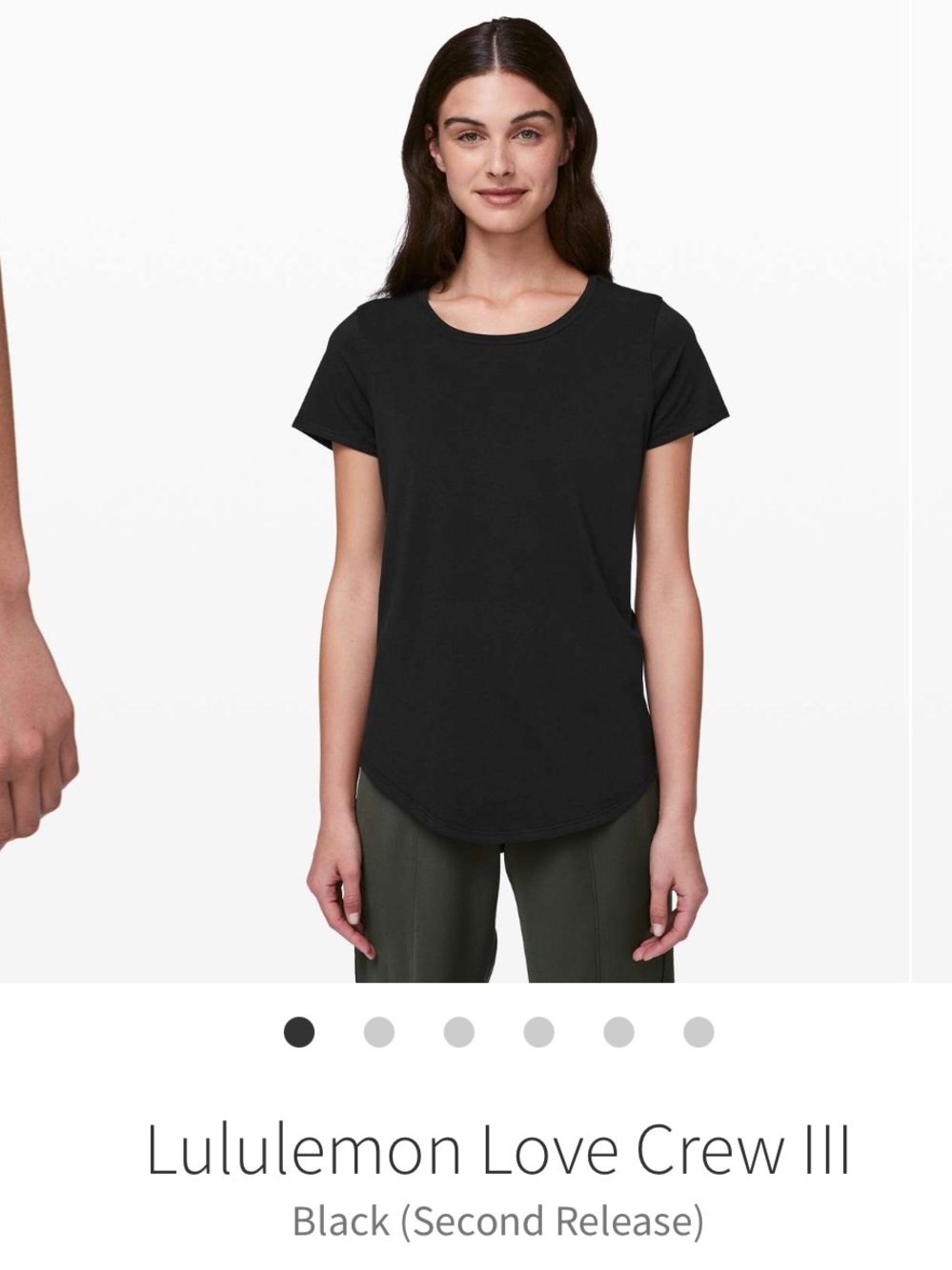 Lululemon Love Crew III Size 8